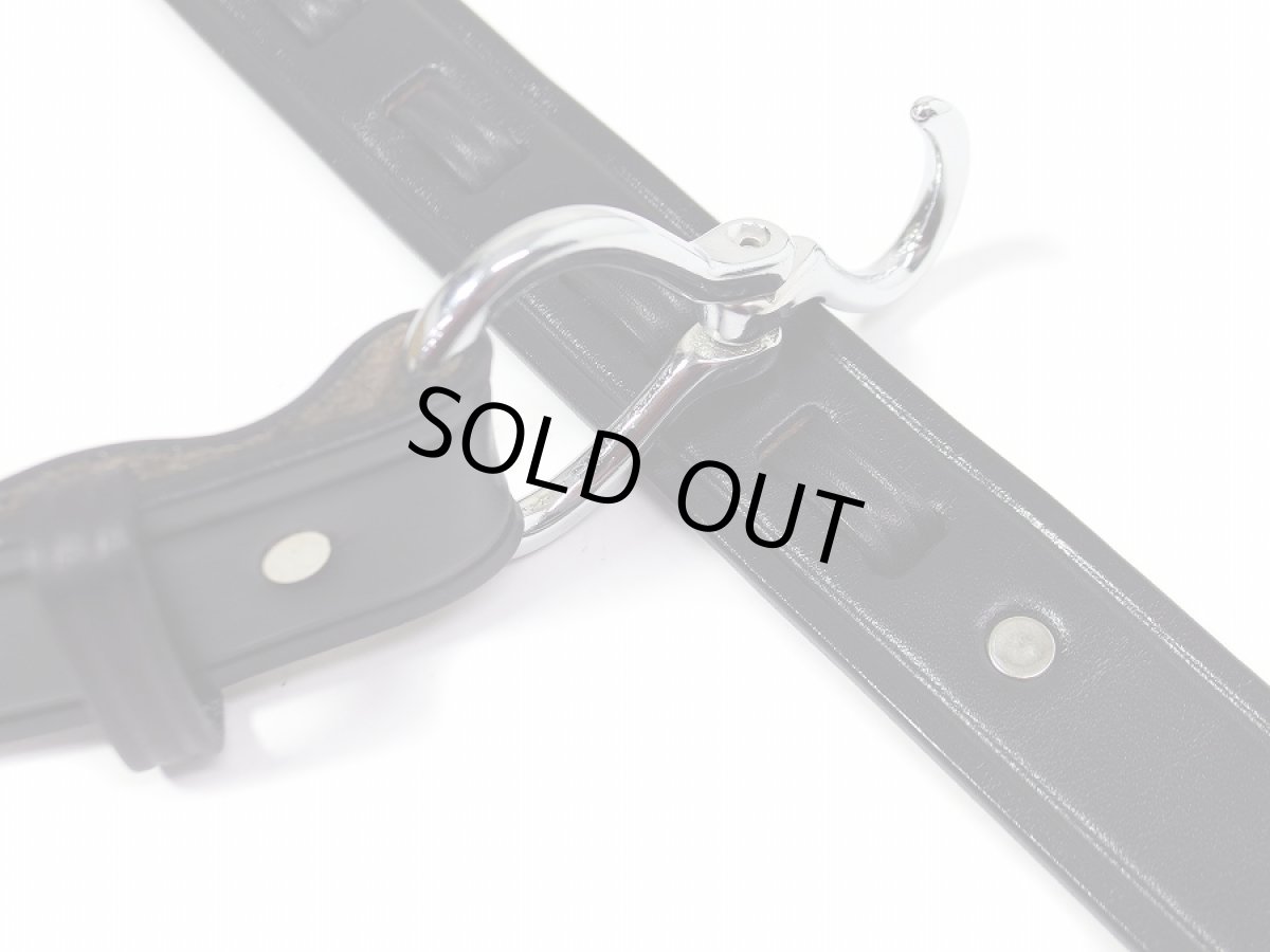 画像2: Tory Leather Bridle Leather Belt Black 2280 トリーレザー (2)