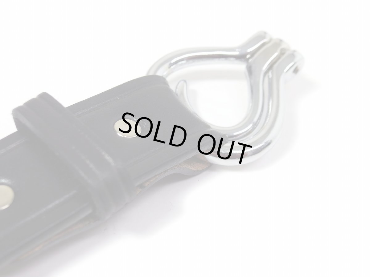 画像3: Tory Leather Bridle Leather Belt Black 2280 トリーレザー (3)