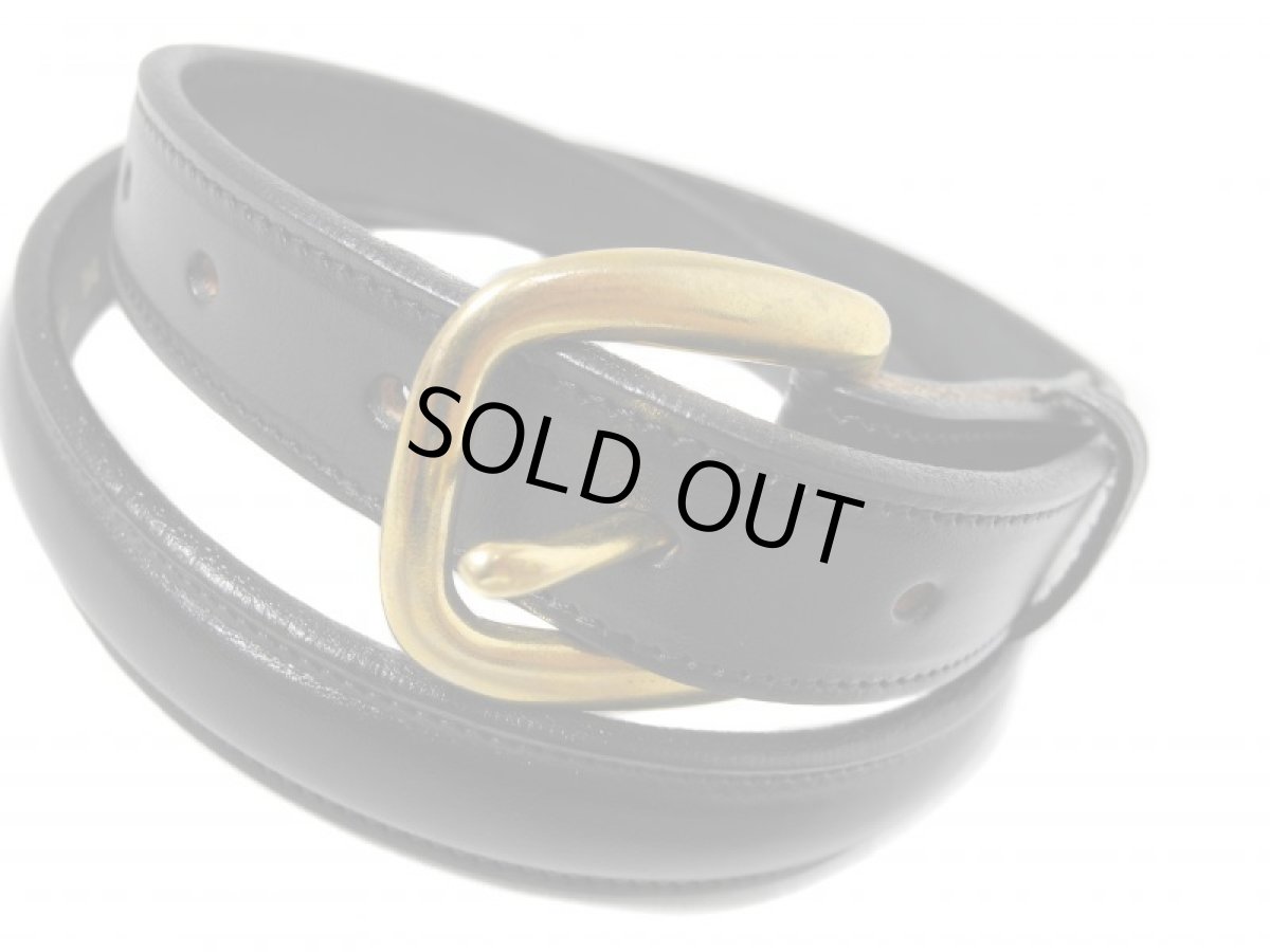 画像3: Tory Leather Round Raised Belt Black 2167 トリーレザー (3)