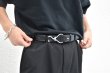画像7: Tory Leather Bridle Leather Belt Black 2280 トリーレザー (7)