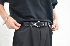 画像7: Tory Leather Bridle Leather Belt Black 2280 トリーレザー (7)