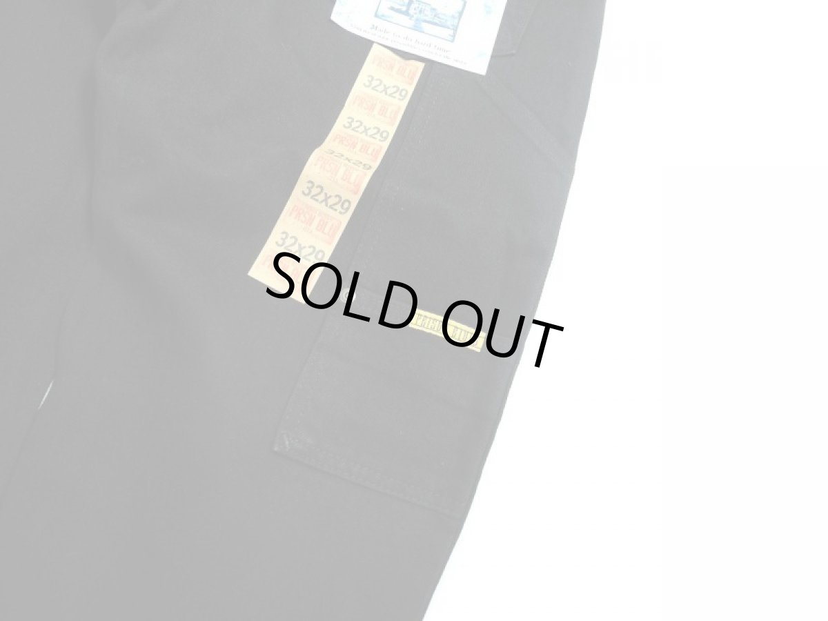 画像5: Prison Blues Denim Work Jean Rinsed Black プリズンブルース (5)