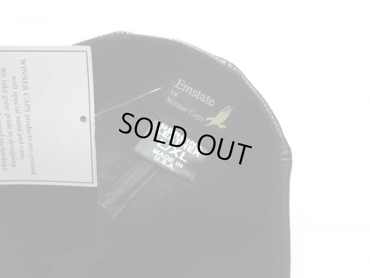 画像4: Winner Caps Leather Ivy Hat Black (4)