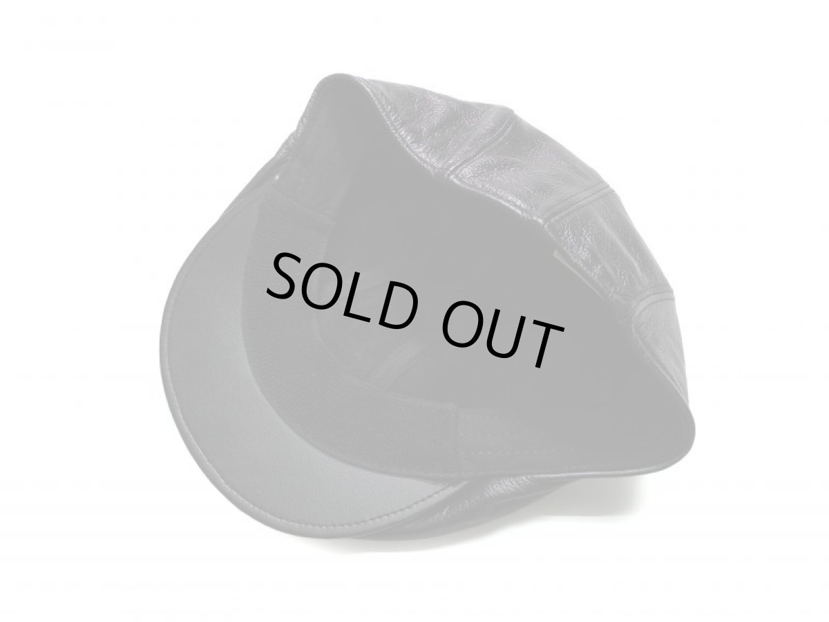 画像3: Winner Caps Leather Ivy Hat Black (3)