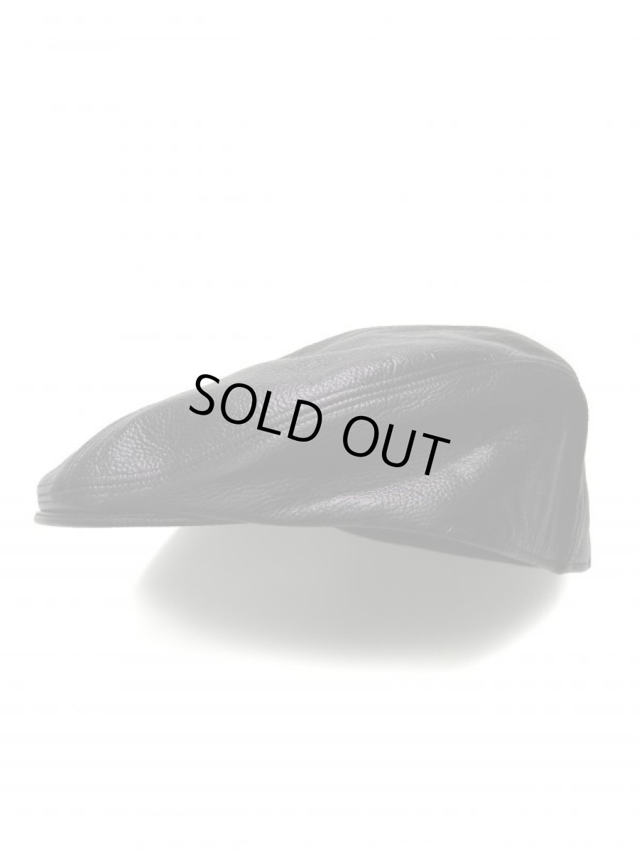 画像2: Winner Caps Leather Ivy Hat Black (2)