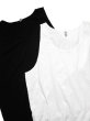 画像1: Los Angeles Apparel 6.5oz Basic Tank Top White/Black ロサンゼルス アパレル (1)