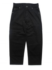 画像2: Prison Blues Denim Work Jean Rinsed Black プリズンブルース (2)