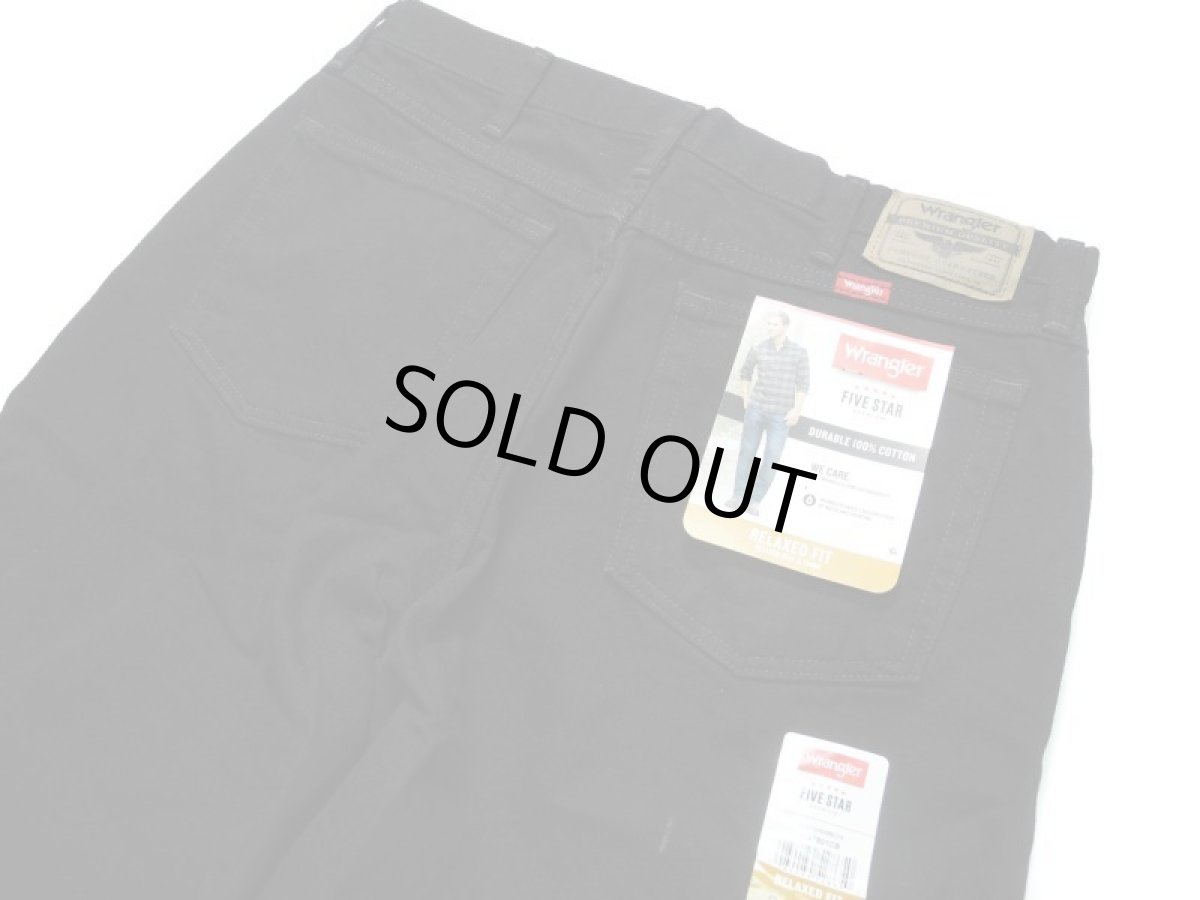 画像5: Wrangler Five Star Relaxed Denim Pants Black ラングラー (5)