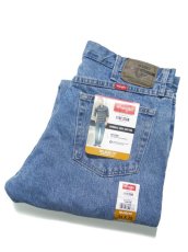 画像1: Wrangler Five Star Relaxed Denim Pants Stone Bleach ラングラー (1)