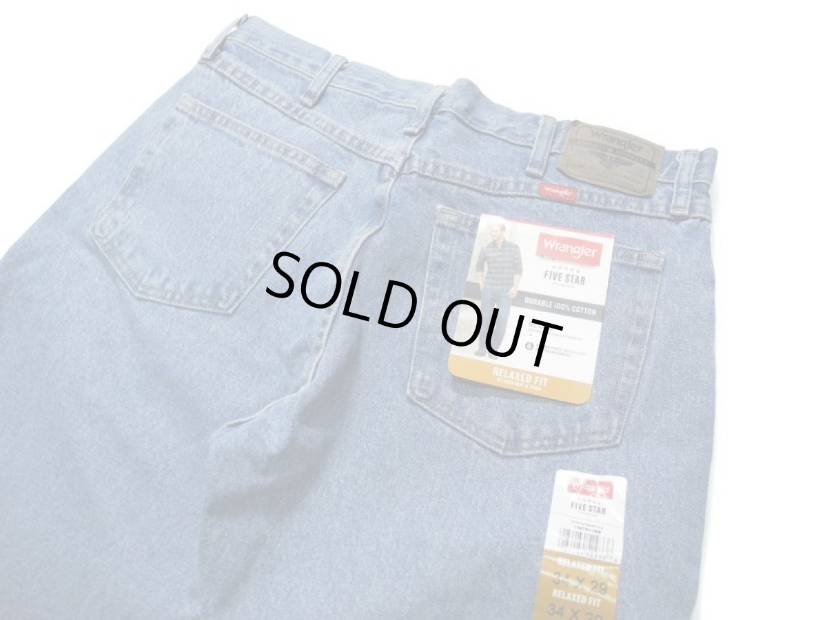 画像5: Wrangler Five Star Relaxed Denim Pants Stone Bleach ラングラー (5)