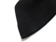 画像2: A.R.P Cotton Crusher Hat Black ニットバケットハット (2)