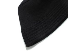 画像2: A.R.P. Cotton Crusher Hat Black ニットバケットハット (2)