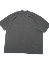 画像2: Los Angeles Apparel Big Size Garment Dye 6.5oz S/S Tee Vintage Black ロサンゼルス アパレル (2)
