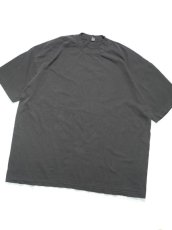 画像1: Los Angeles Apparel Big Size Garment Dye 6.5oz S/S Tee Vintage Black ロサンゼルス アパレル (1)