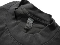 画像4: Los Angeles Apparel Big Size Garment Dye 6.5oz S/S Tee Vintage Black ロサンゼルス アパレル (4)