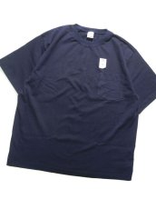 画像1: CAMBER #302 MAX WEIGHT S/S POCKET TEE NAVY キャンバー (1)