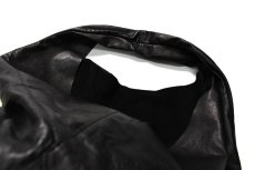 画像2: made in ASAKUSA Vintage Leather Drape Bag (2)