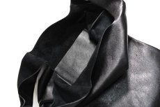 画像3: made in ASAKUSA Leather Conveni Bukuro Black (3)