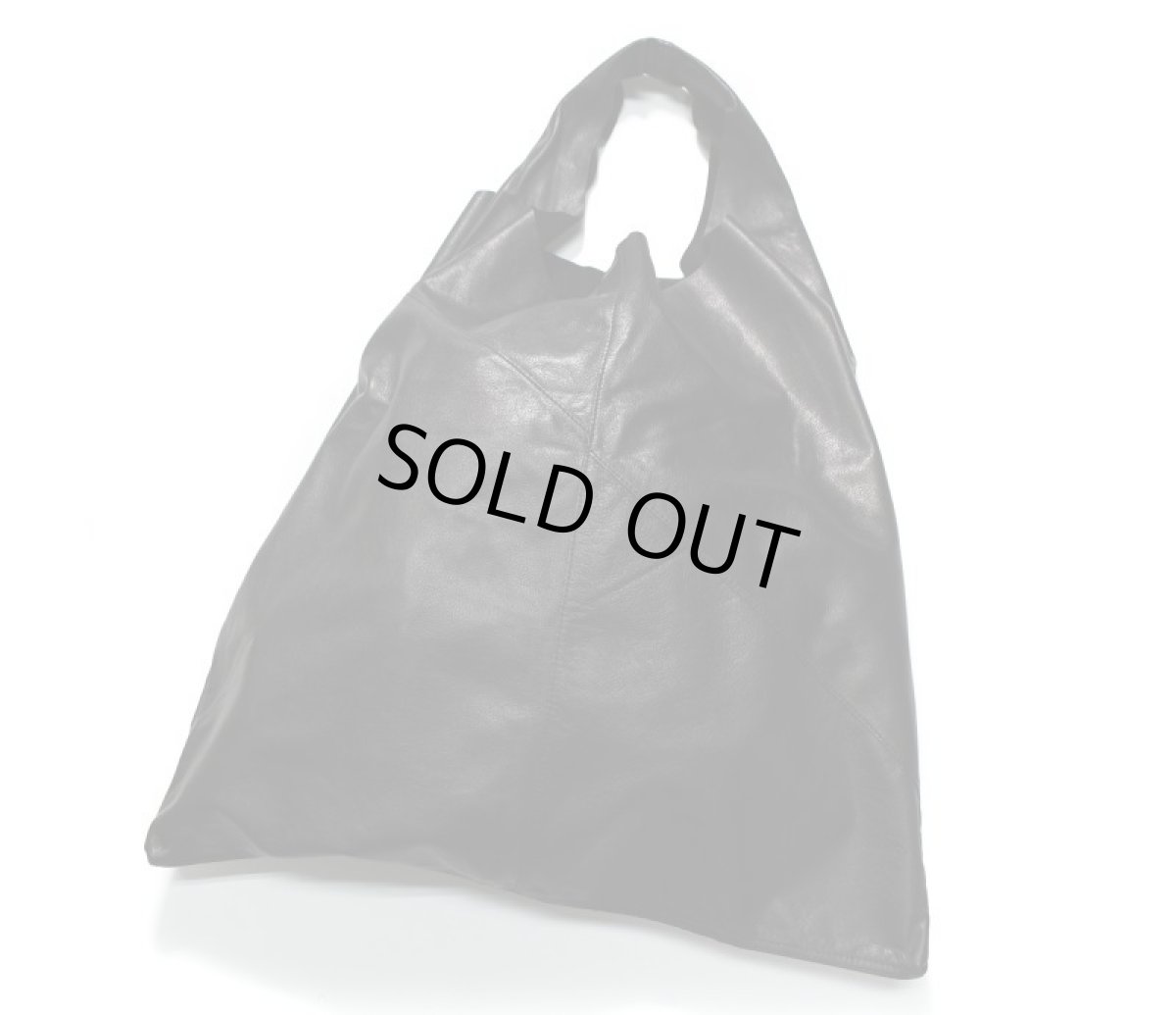 画像1: made in ASAKUSA Leather Drape Bag (1)