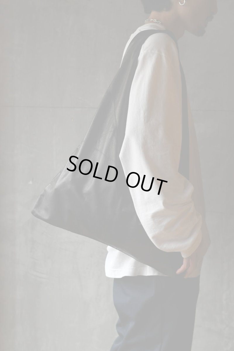 画像3: made in ASAKUSA Leather Drape Bag (3)