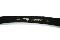 画像4: Tory Leather Bridle Leather Belt Black 2333 トリーレザー (4)