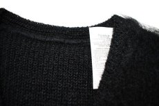 画像5: Premium Mohair V-Neck Sweater Black (5)
