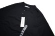 画像3: Calvin Klein Henley Neck L/S T-shirt Black カルバンクライン (3)
