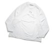 画像1: Calvin Klein Henley Neck L/S T-shirt White カルバンクライン (1)