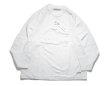 画像2: Calvin Klein Henley Neck L/S T-shirt White カルバンクライン (2)