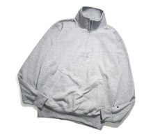 画像1: Champion Quarter Zip Sweat Shirt Grey (1)