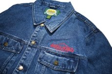 画像2: Deadstock Cabelas Denim Trucker Jacket "Caliber Concrete" デニムジャケット (2)