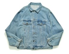 画像1: Deadstock Embroidered Denim Trucker Jacket デニムジャケット (1)