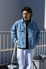 画像6: Deadstock Embroidered Denim Trucker Jacket デニムジャケット (6)