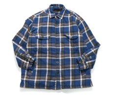 画像1: Used Basic Editions Quilted Flannel Shirt (1)