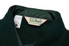 画像4: Used L.L.Bean Wool Shirt Green made in USA (4)