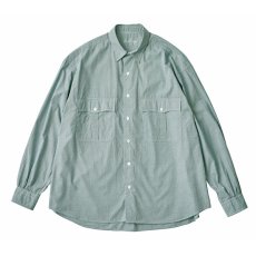 画像2: Porter Classic Roll Up New Gingham Check Shirt ポータークラシック ロールアップシャツ (2)
