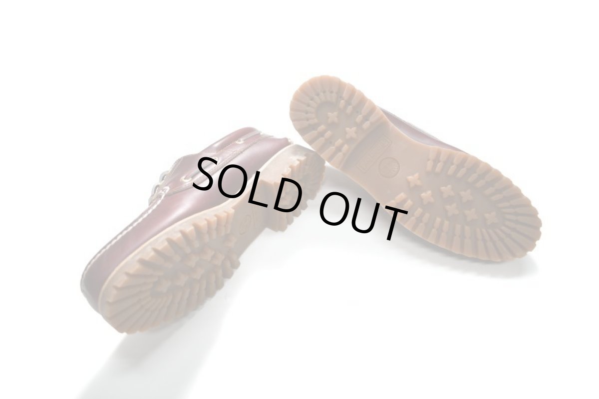 画像5: Timberland 3Eye Classic Lug Authentic Handsewn Boat Shoe Burgundy ティンバーランド (5)