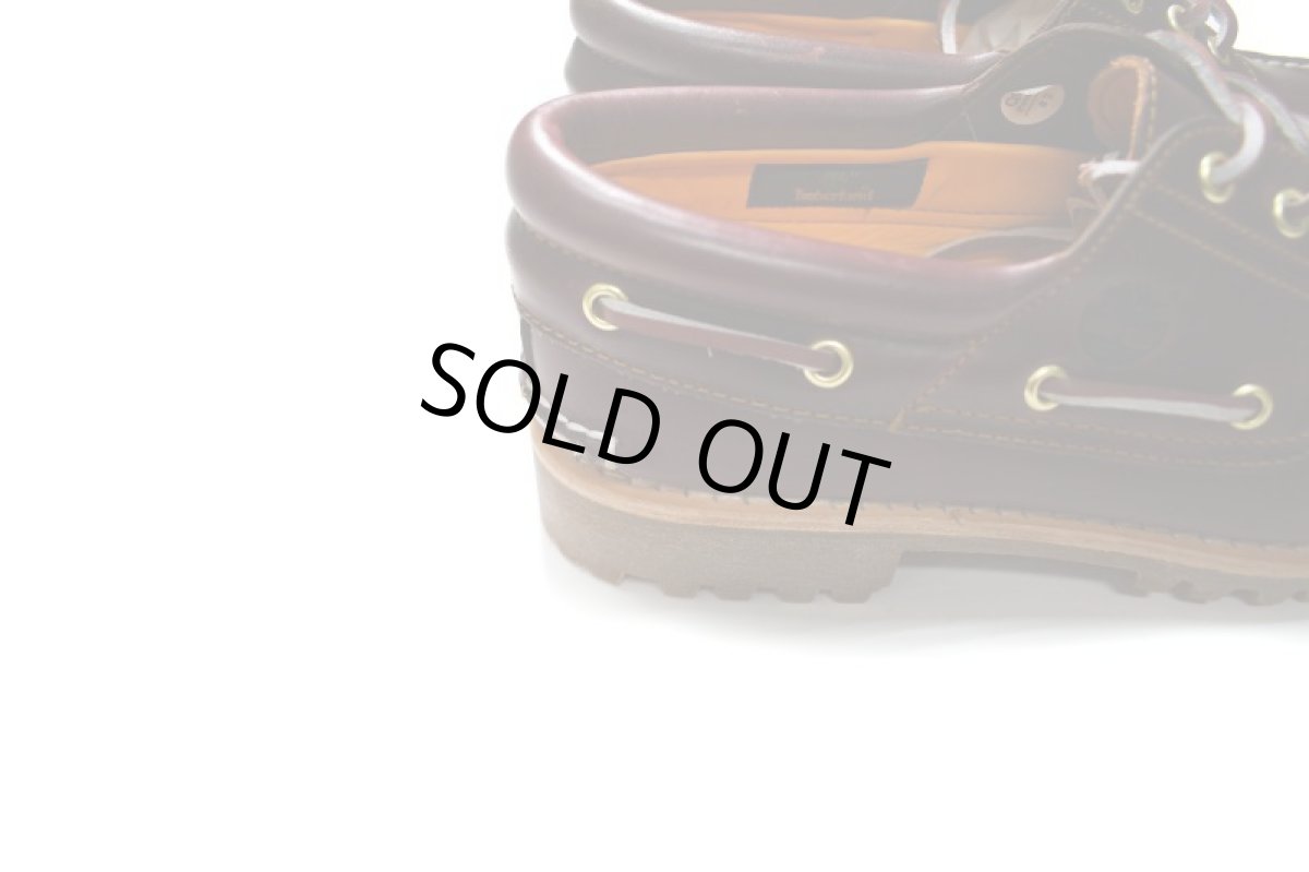画像3: Timberland 3Eye Classic Lug Authentic Handsewn Boat Shoe Burgundy ティンバーランド (3)