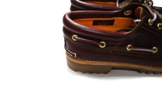 画像3: Timberland 3Eye Classic Lug Authentic Handsewn Boat Shoe Burgundy ティンバーランド (3)