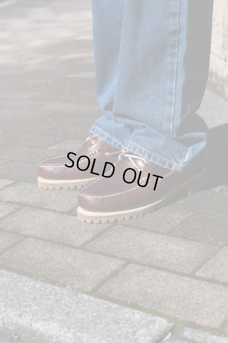 画像6: Timberland 3Eye Classic Lug Authentic Handsewn Boat Shoe Burgundy ティンバーランド (6)