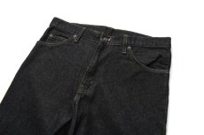 画像2: Deadstock Levi's 518 Denim Pants Black made in USA リーバイス (2)