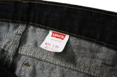 画像5: Deadstock Levi's 518 Denim Pants Black made in USA リーバイス (5)