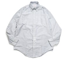 画像2: Brooks Brothers Oxford Button Down Stripe Shirt made in USA ブルックスブラザーズ (2)