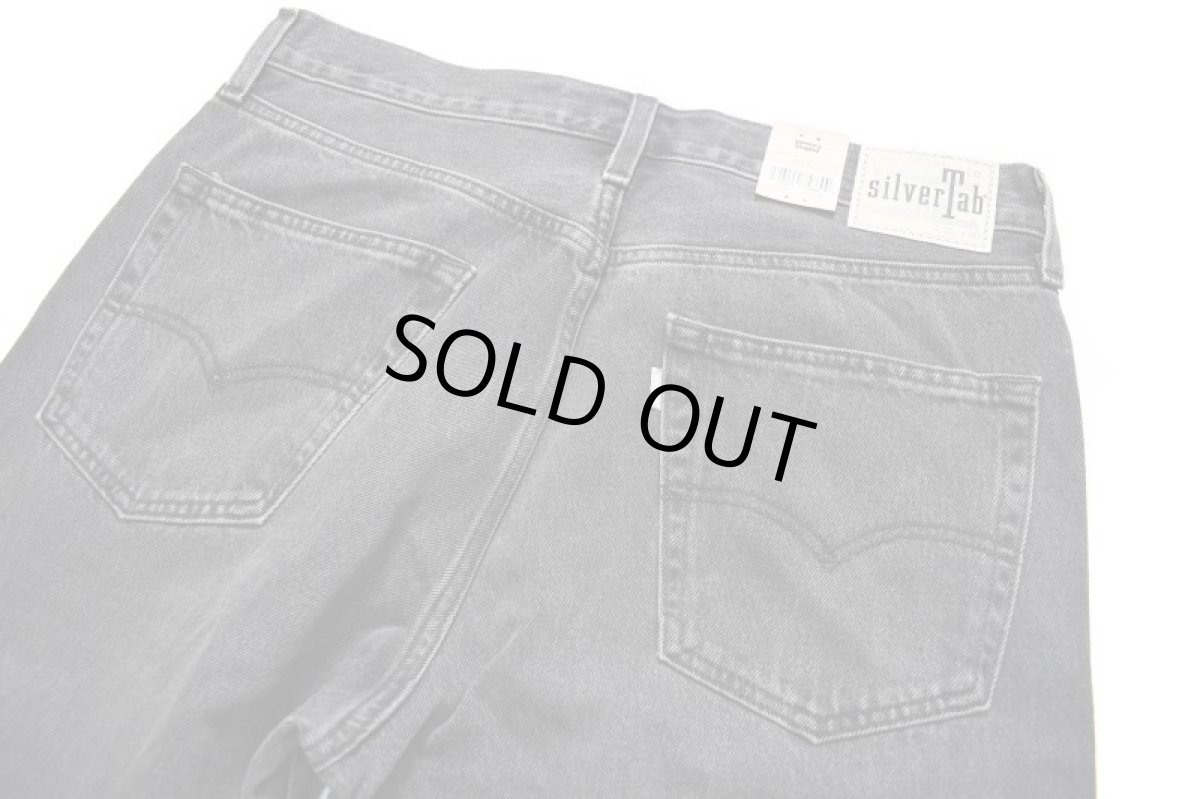 画像5: Levi's Silver Tab Loose Fit Denim Pants Black リーバイス (5)