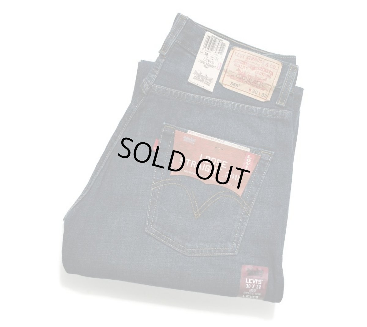 画像1: Deadstock Levi's 569 Denim Pants #4257 リーバイス (1)