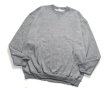 画像1: Deadstock made in USA Blank Sweat Shirt Grey (1)