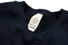 画像5: Deadstock made in USA Blank Sweat Shirt Navy (5)