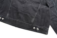 画像6: Calvin Klein Trucker Jacket Black カルバンクライン (6)