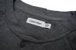 画像5: Calvin Klein Henley Neck L/S T-shirt Charcoal カルバンクライン (5)