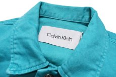 画像5: Calvin Klein Trucker Jacket Turquoise カルバンクライン (5)